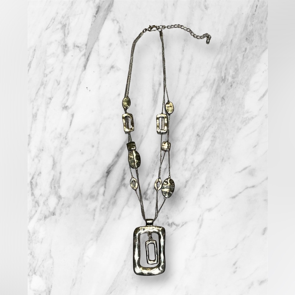 Modern Metal Necklace